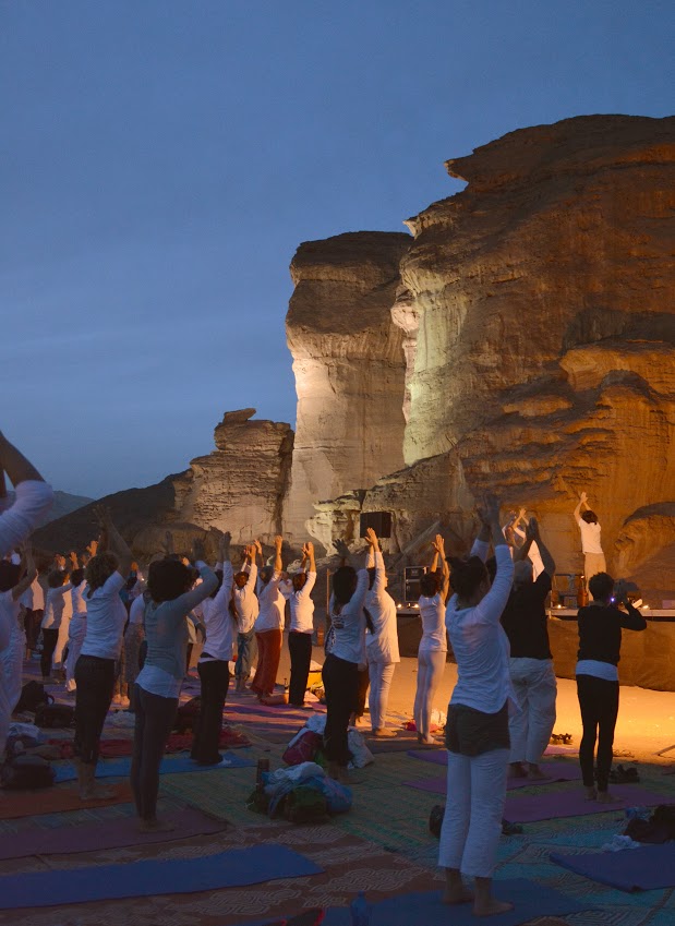 Ein Highlight des Yogafestivals in der Arava-Wüste ist "The Night of Unity"
